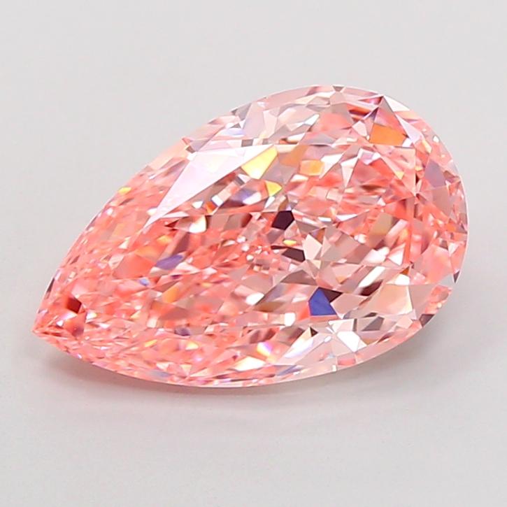 3.57 Ct. Fancy Pink Pear Lab Grown Diamond