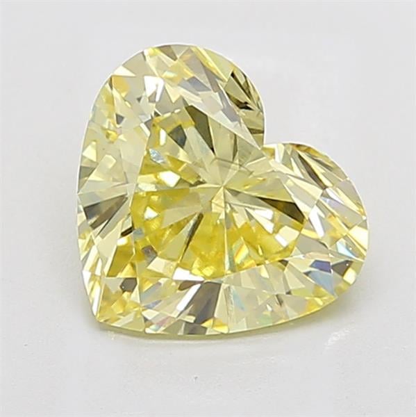 2.75 Ct. Fancy Intense  Yellow Heart Lab Grown Diamond
