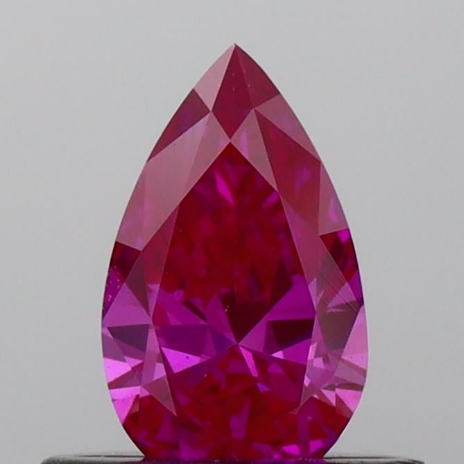 0.41 Ct. Fancy Vivid Pink Pear Lab Grown Diamond