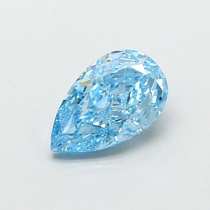 0.94 Ct. Fancy Vivid  Blue Pear Lab Grown Diamond