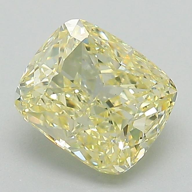 1.51 Ct. Fancy Intense Yellow Cushion Lab Grown Diamond