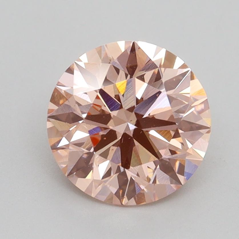 1.76 Ct. Fancy Intense Pink Round Lab Grown Diamond