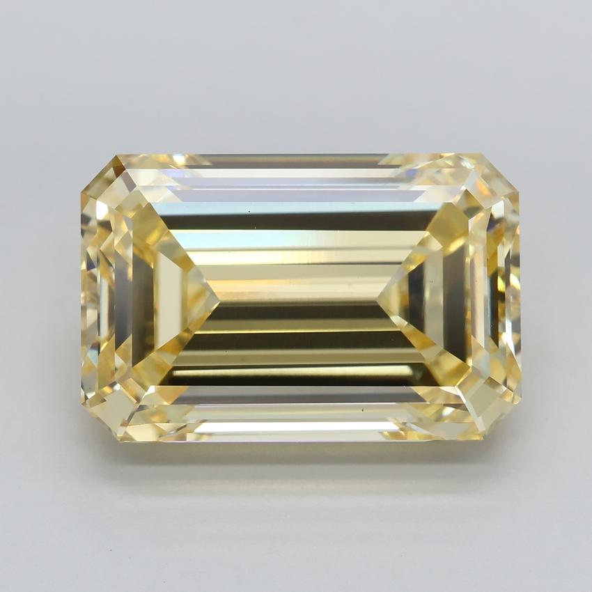 8.32 Ct. Fancy Intense Yellow Emerald Lab Grown Diamond