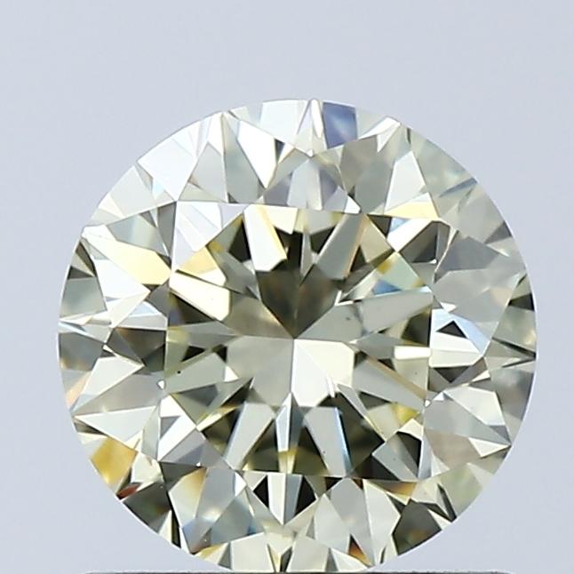 1.06 Ct. Fancy Light Yellow Round Lab Grown Diamond