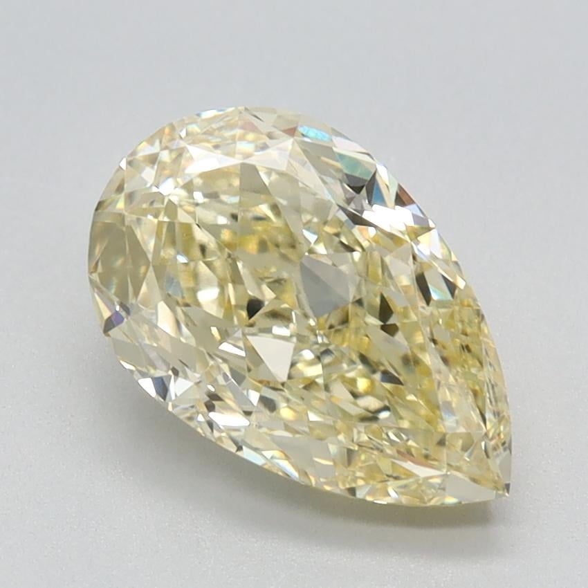 1.89 Ct. Fancy Light Yellow Pear Lab Grown Diamond