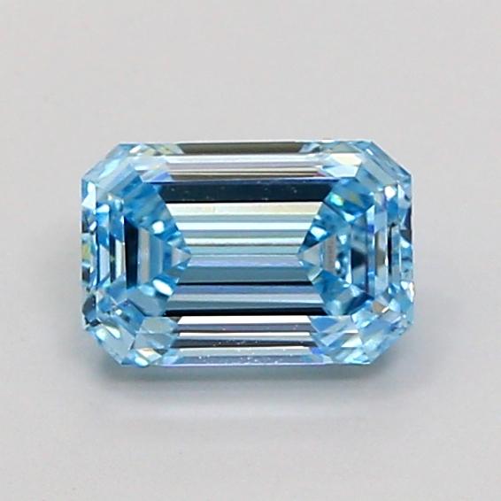 1.03 Ct. Fancy Vivid Blue Emerald Lab Grown Diamond