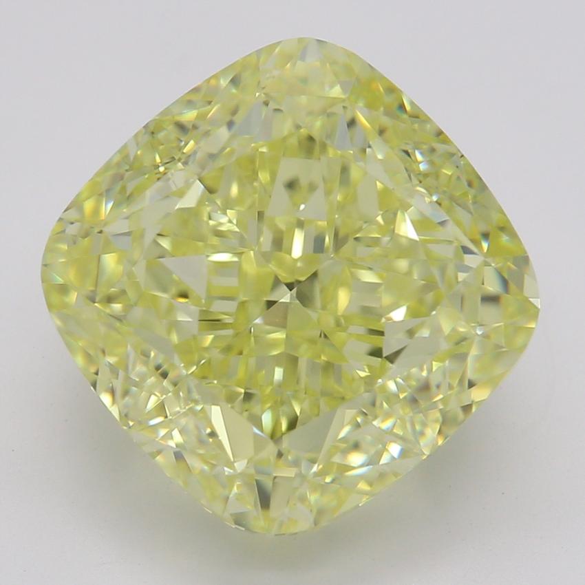5.15 Ct. Fancy Intense Yellow Cushion Diamond