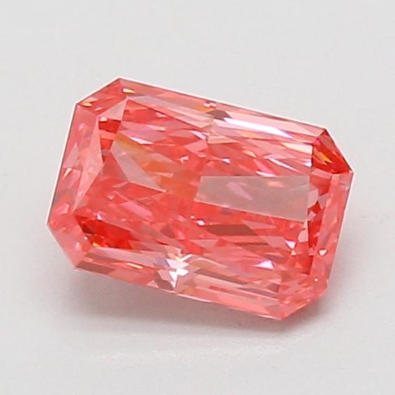 1.07 Ct. Fancy Vivid Pink Radiant Lab Grown Diamond