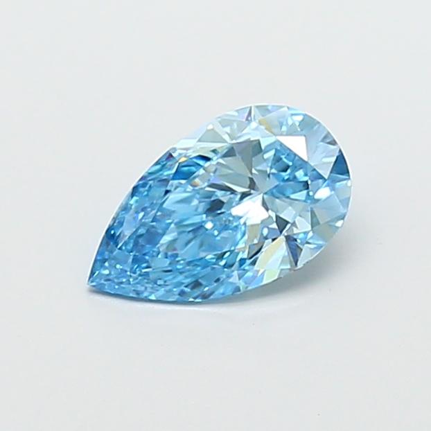 1.13 Ct. Fancy Vivid Blue Pear Lab Grown Diamond