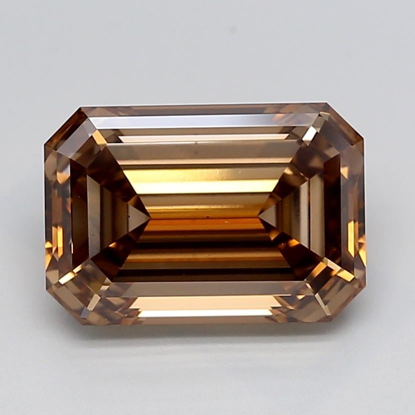 5.09 Ct. Fancy  Brown Emerald Lab Grown Diamond