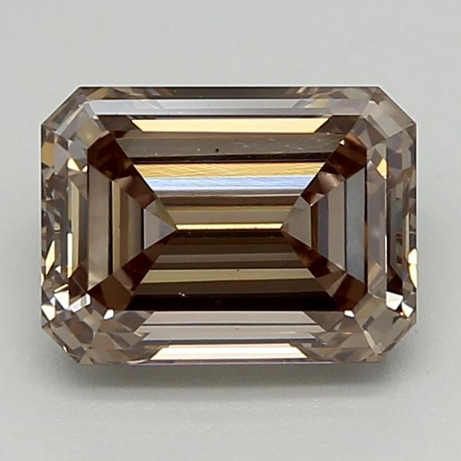 1.45 Ct. Light Greyish Brown Emerald Lab Grown Diamond