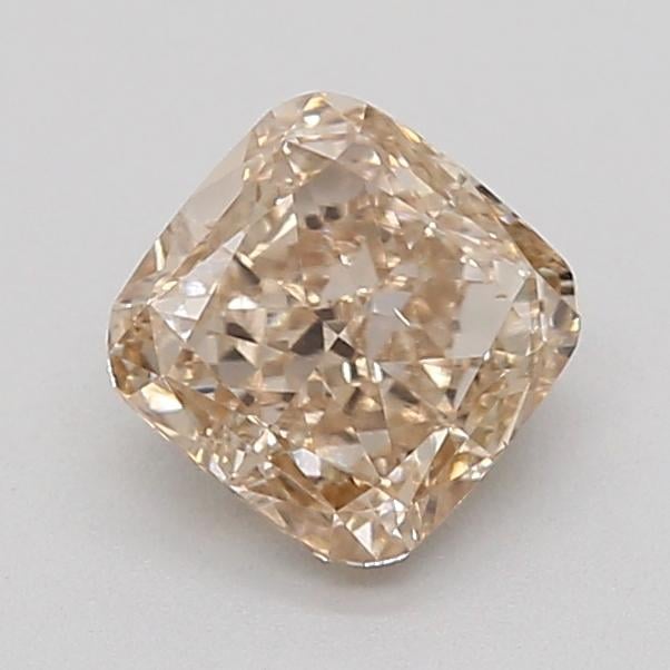 0.51 Ct. Very Light  Brown Cushion Lab Grown Diamond