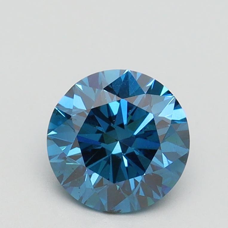 1.03 Ct. Fancy Vivid Blue Round Lab Grown Diamond