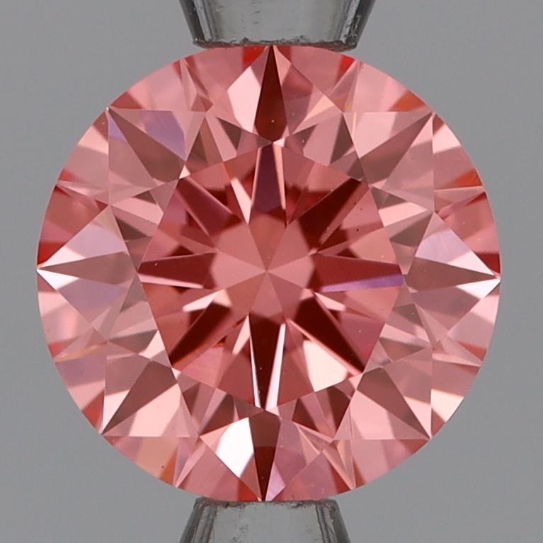1.03 Ct. Fancy Vivid Pink Round Lab Grown Diamond