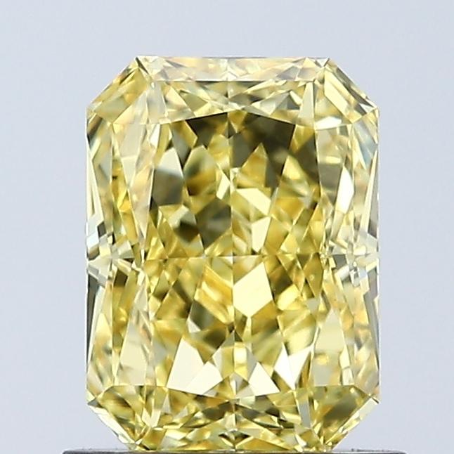 1.07 Ct. Fancy Vivid Yellow Radiant Lab Grown Diamond