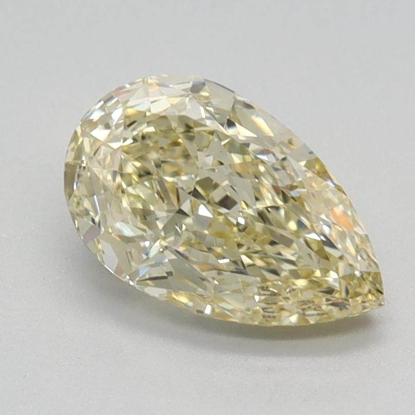 1.10 Ct. Fancy Yellow Pear Lab Grown Diamond