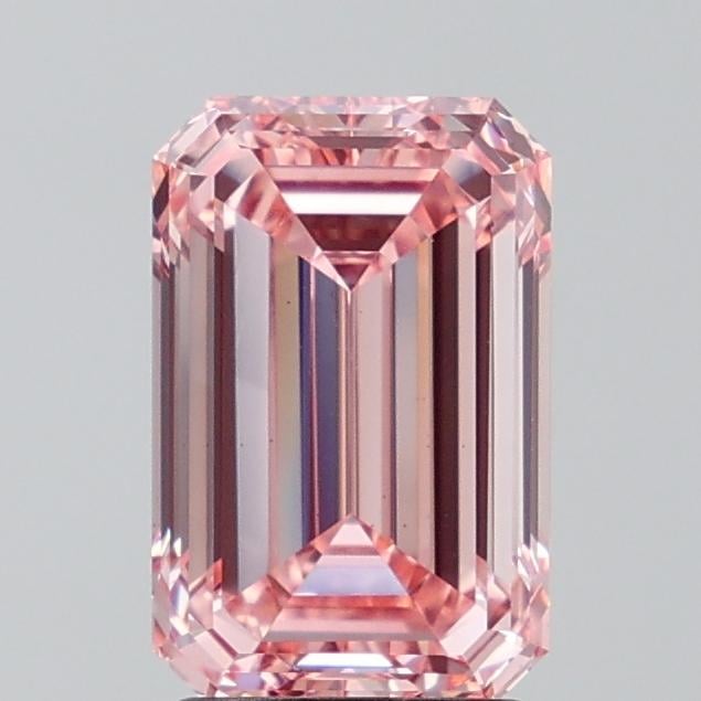 3.00 Ct. Fancy Intense Pink Emerald Lab Grown Diamond