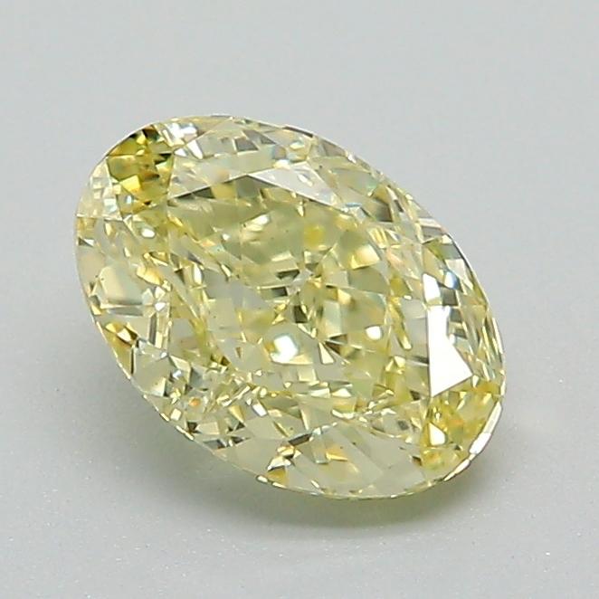 1.03 Ct. Fancy Yellow Oval Lab Grown Diamond