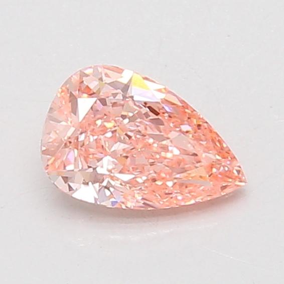 0.74 Ct. Fancy Vivid Pink Pear Lab Grown Diamond