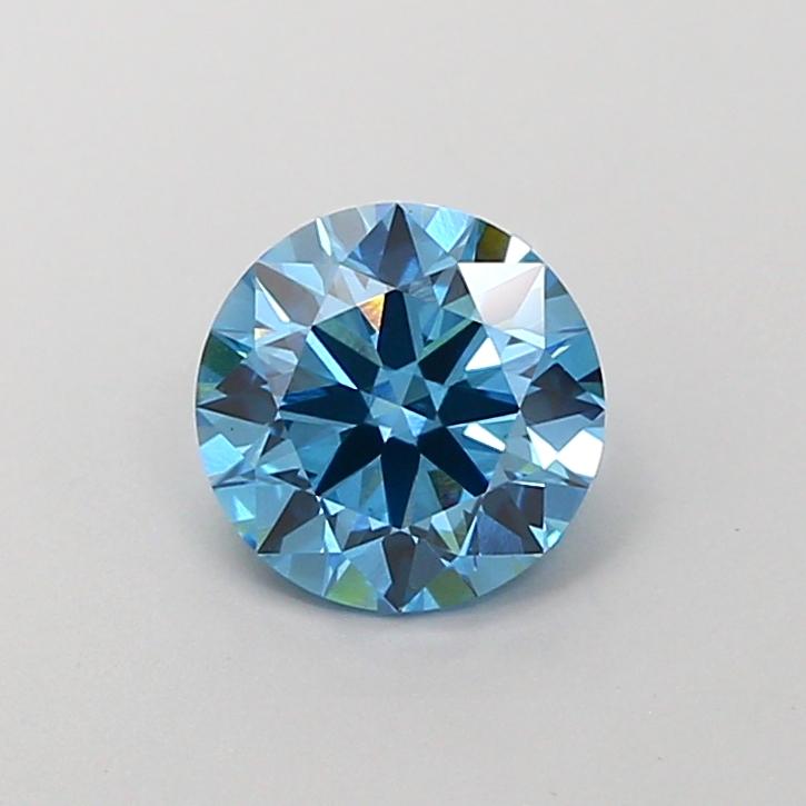 1.20 Ct. Fancy Vivid  Blue Round Lab Grown Diamond