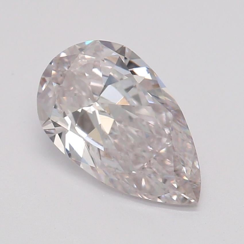 0.72 Ct. Very Light Pink Pear Diamond