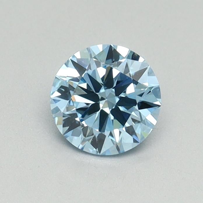 0.50 Ct. Fancy Vivid Blue Round Lab Grown Diamond