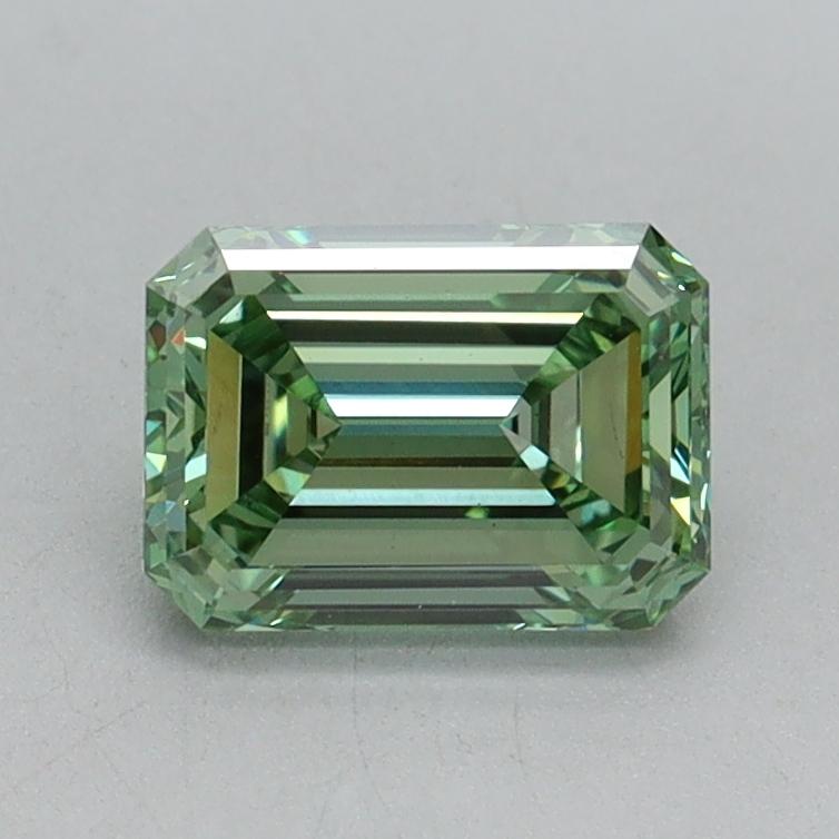 1.01 Ct. Fancy Intense Green Emerald Lab Grown Diamond