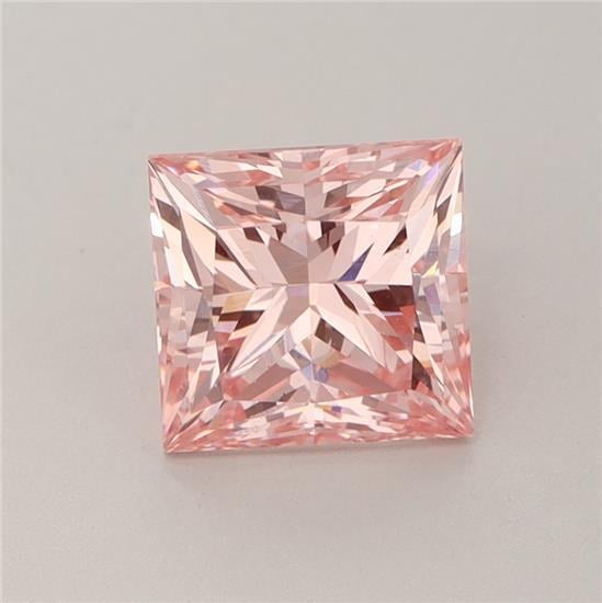 1.81 Ct. Fancy Vivid Pink Princess Lab Grown Diamond