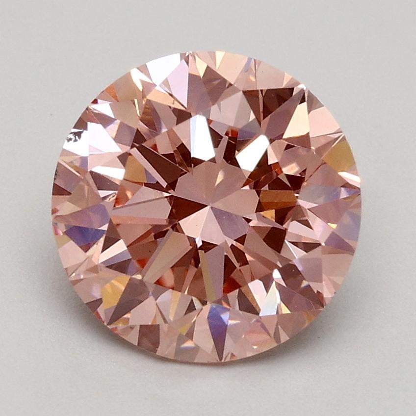1.74 Ct. Fancy Intense Pink Round Lab Grown Diamond