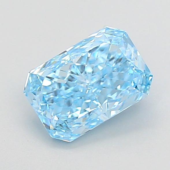 1.07 Ct. Fancy Vivid  Blue Radiant Lab Grown Diamond