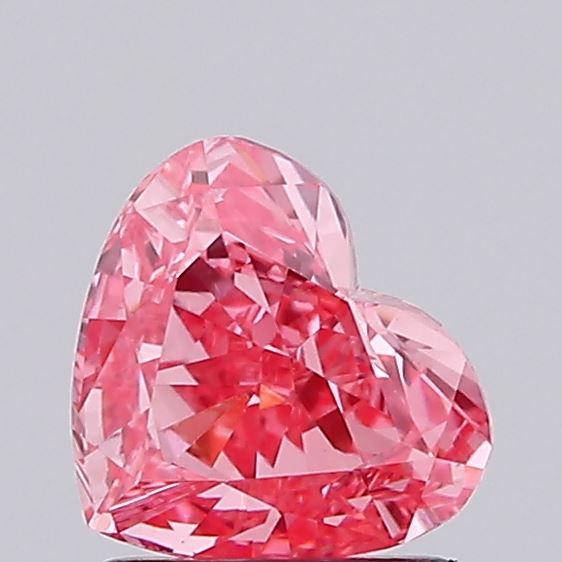 1.03 Ct. Fancy Vivid Pink Heart Lab Grown Diamond