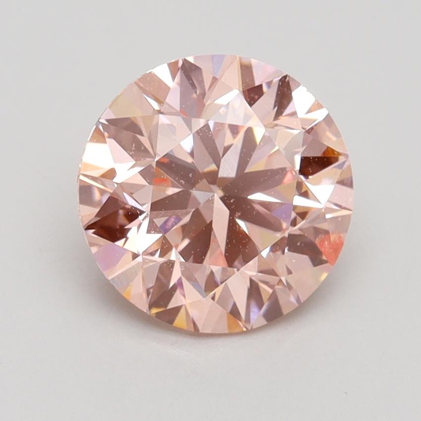 2.00 Ct. Fancy Intense Pink Round Lab Grown Diamond