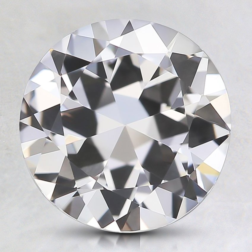 8.5mm White Round Sapphire