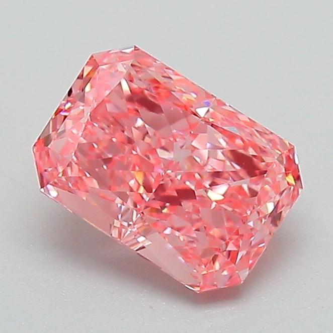 1.10 Ct. Fancy Vivid Pink Radiant Lab Grown Diamond