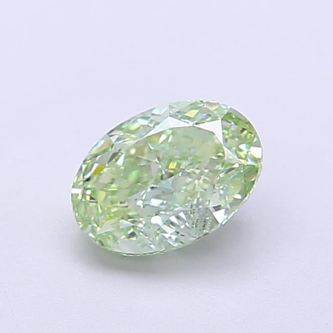 1.01 Ct. Fancy Intense Green Oval Lab Grown Diamond