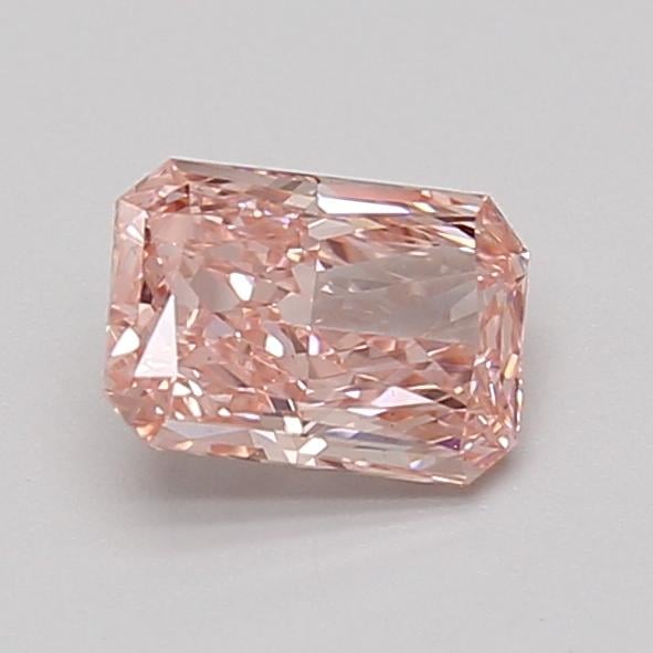 0.90 Ct. Fancy Vivid Pink Radiant Lab Grown Diamond