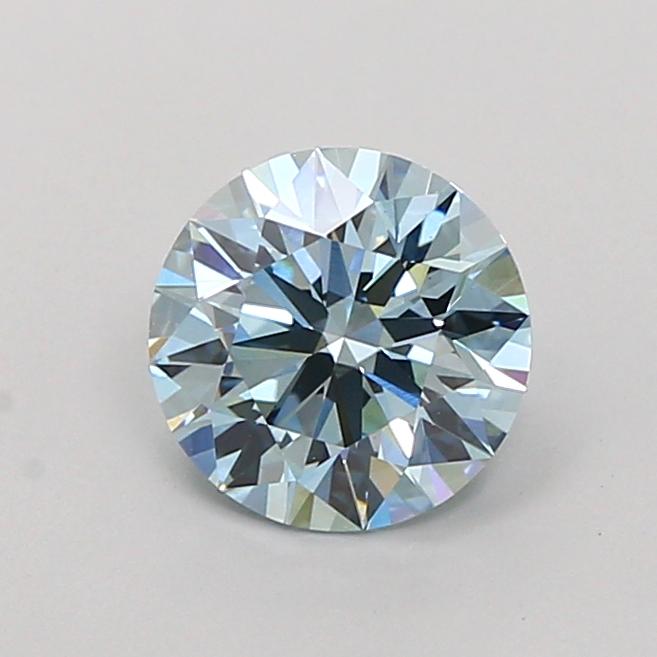 1.30 Ct. Fancy Vivid  Blue Round Lab Grown Diamond