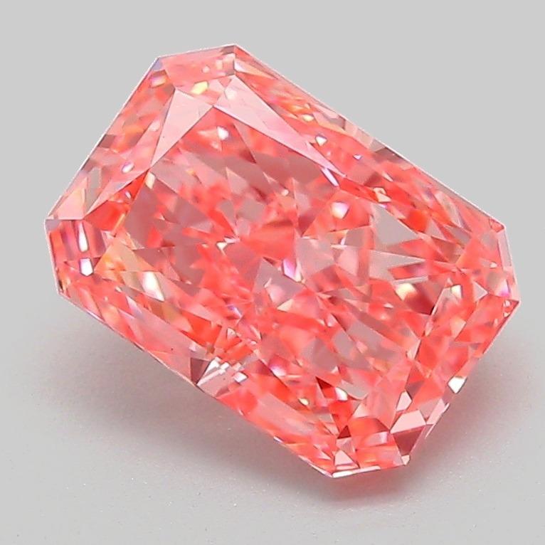 2.03 Ct. Fancy Vivid Pink Radiant Lab Grown Diamond