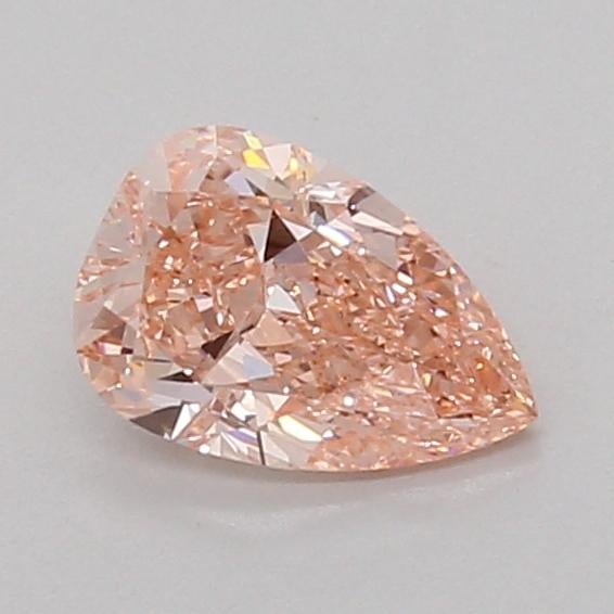 0.92 Ct. Fancy Vivid Pink Pear Lab Grown Diamond