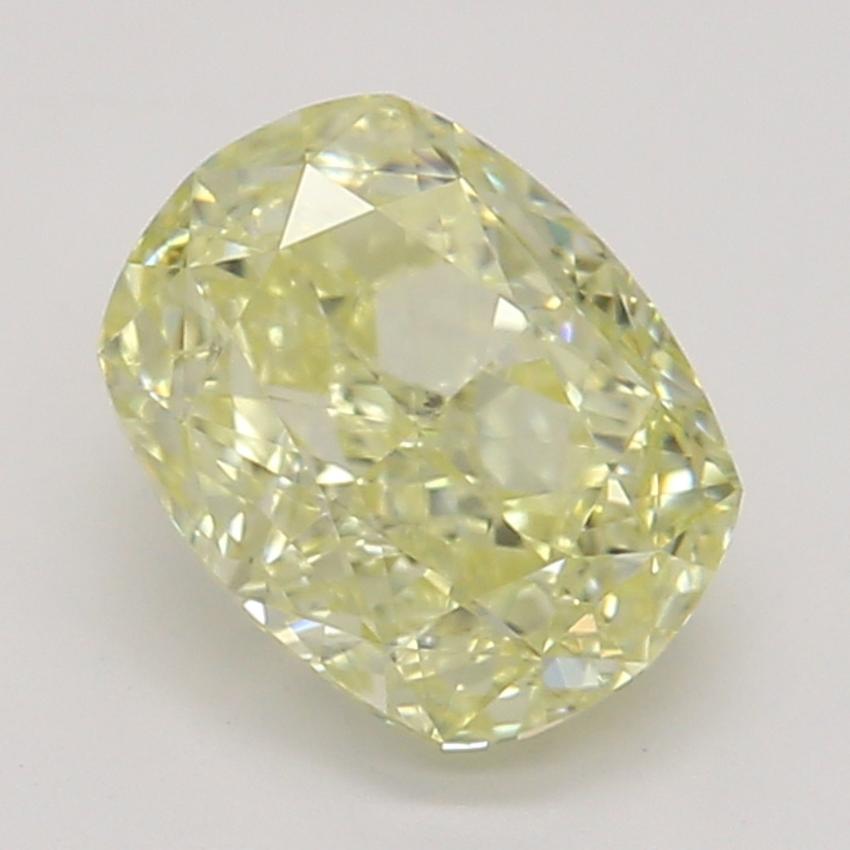 0.70 Ct. Fancy Yellow Cushion Diamond