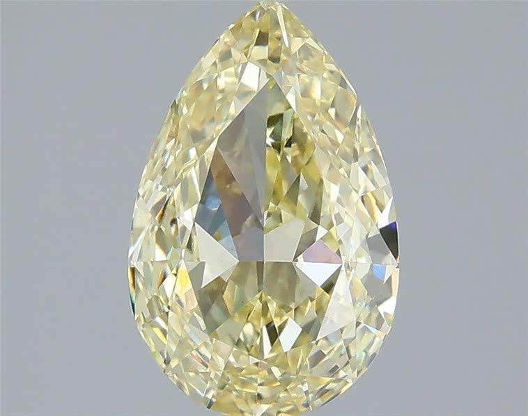 2.09 Ct. Fancy Yellow Pear Lab Grown Diamond