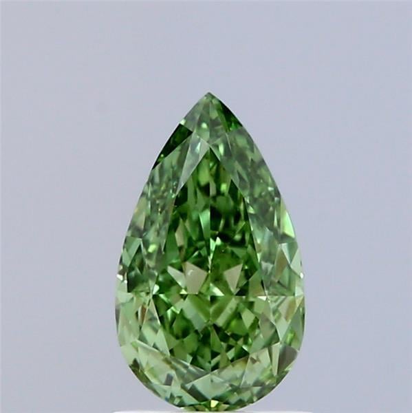 1.01 Ct. Fancy Vivid Green Pear Lab Grown Diamond