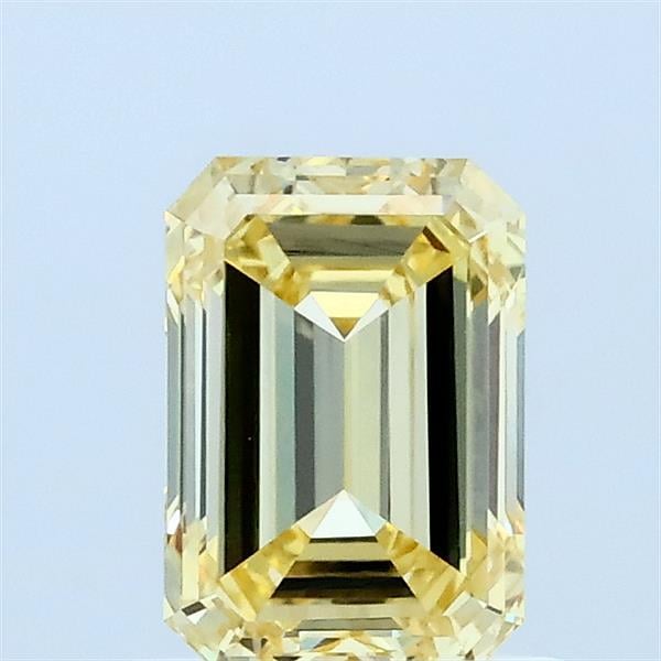 1.00 Ct. Fancy Yellow Emerald Lab Grown Diamond