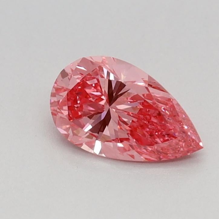 0.38 Ct. Fancy Vivid Pink Pear Lab Grown Diamond