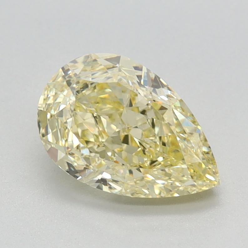 1.12 Ct. Fancy Intense Yellow Pear Lab Grown Diamond
