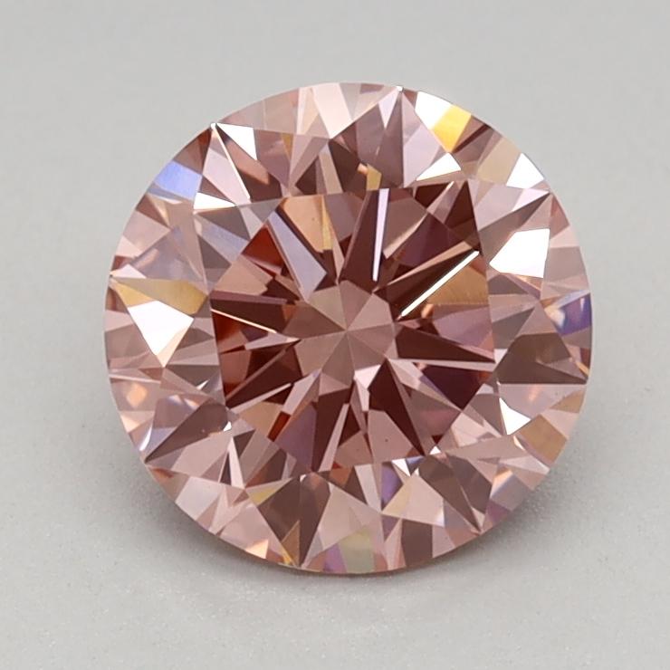 1.00 Ct. Fancy Intense Pink Round Lab Grown Diamond