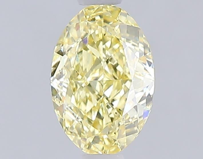 1.06 Ct. Fancy Intense  Yellow Oval Lab Grown Diamond