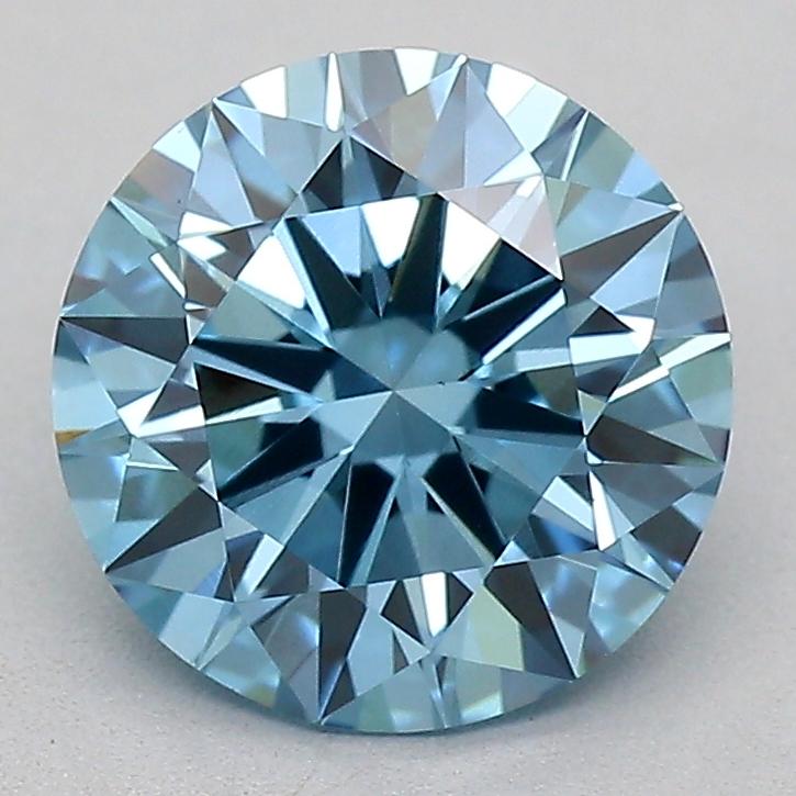 1.40 Ct. Fancy Vivid  Blue Round Lab Grown Diamond