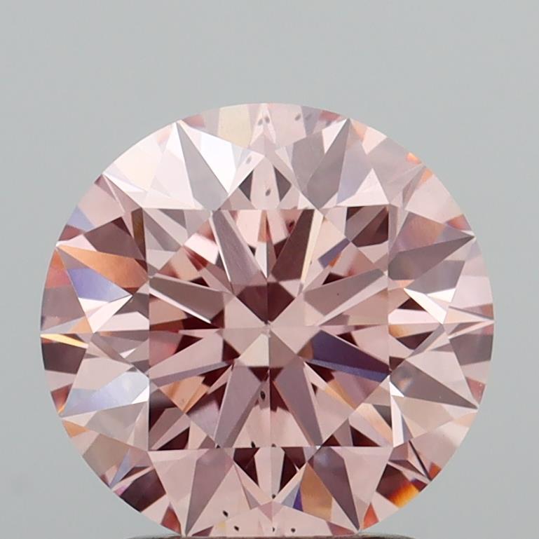 2.07 Ct. Fancy Intense  Pink Round Lab Grown Diamond