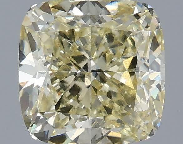 2.02 Ct. Fancy Yellow Cushion Lab Grown Diamond